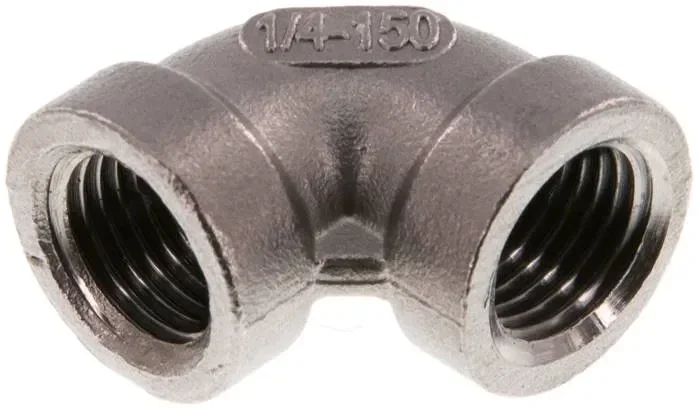 coude 90° Rp 1/4″-Rp 1/4″, 1.4408