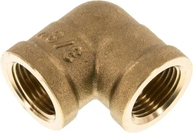 coude à 90° G 3/8″ (FF), laiton