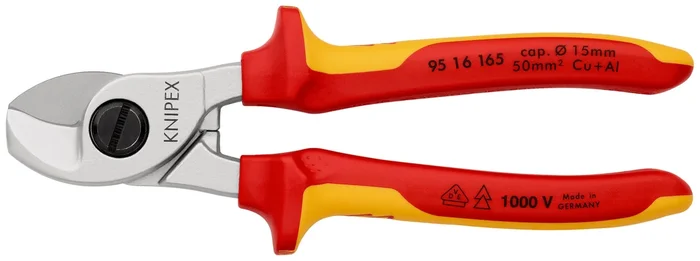 Coupe-cables 165mm ø15mm 50mm² 1000v KNIPEX – 95 16 165