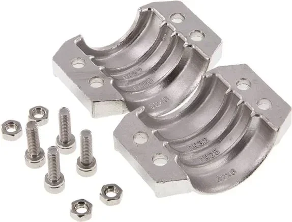 Coupelles de serrage 43 – 46mm, 1.4401, EN14420-3 (DIN2817)
