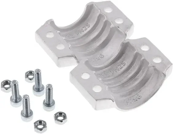 Coupelles de serrage 43 – 46mm, aluminium, EN14420-3 (DIN2817)