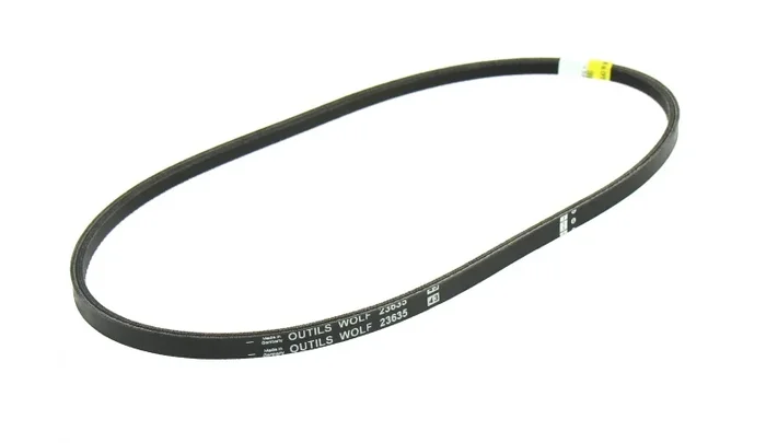 Courroie de Traction Trapezoïdale pour Tondeuse Thermique Tractée PCTE 12 x 6 mm – Ref 23635 – Outils Wolf