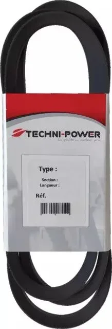 Courroie trapezoidale lisse b34 – 17x11x900