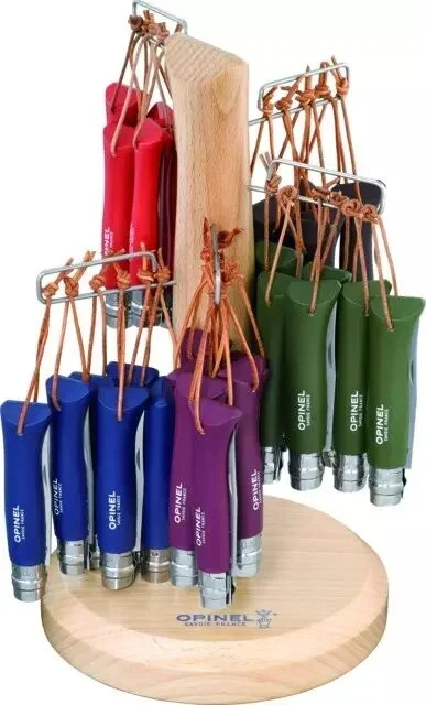 Couteau baroudeur n°8 presentoir de 60 couteaux opinel