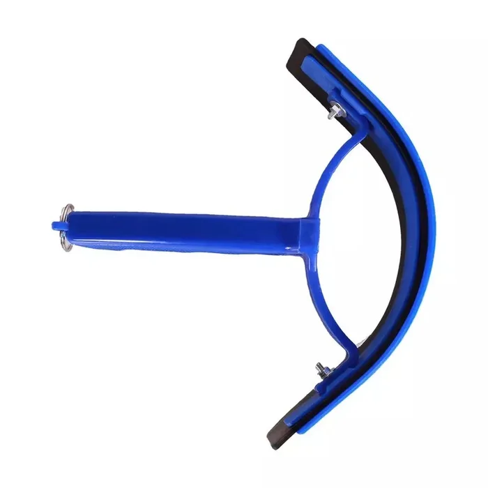 Couteau chaleur cintre PVC bleu