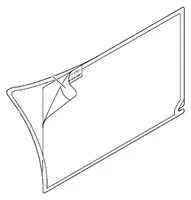 Couvercle de protection Mitsubishi Electric pour Modèle GT21