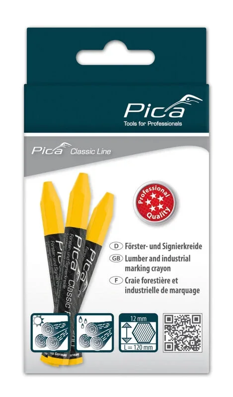 Craie forestière pica classic pro jaune PICA – 59044