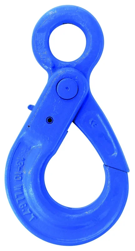 Crochet verrouillage auto a oeil chaîne d.10 mm cmu 4 t grade-100 LEVAC – 5835D