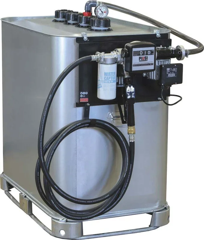 Cuve de stockage fuel galvanisée double paroi 700l PIUSI – 08115