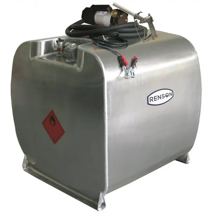 CUVE RAVITAILLEMENT ALU 250L CARREE POMPE 12V 40L/M – RENSON – 142187