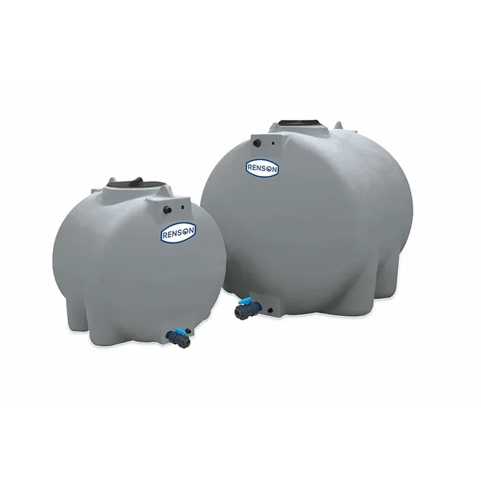 CUVE STOCKAGE HORIZONTALE GRIS ESPACE REDUIT 3000L PREEQUIPEE – RENSON – 818318