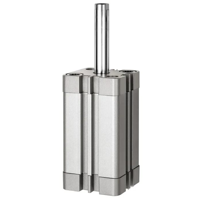 Cylindre compact, simple paroi, filet femelle, fini, Ø16, course25, M5, ISO21287