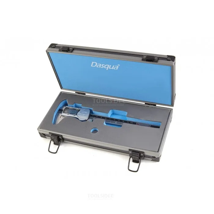 Dasqua Vernier numérique professionnel IP 54 de 150 mm avec grand écran et boîtier métallique