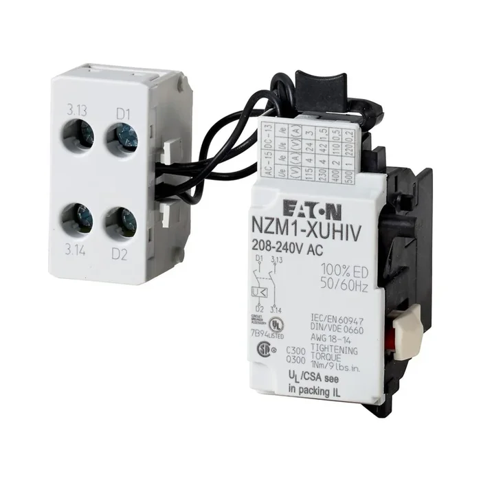 Déclencheur faible tension Eaton Eaton Moeller NZM NZM, pour N1(-4), NZM1(-4)