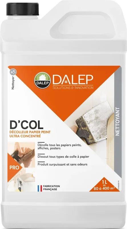 Décolleur D&rsquo;COL Papier Peint – Bidon 1L DALEP – 1.04.0044.01