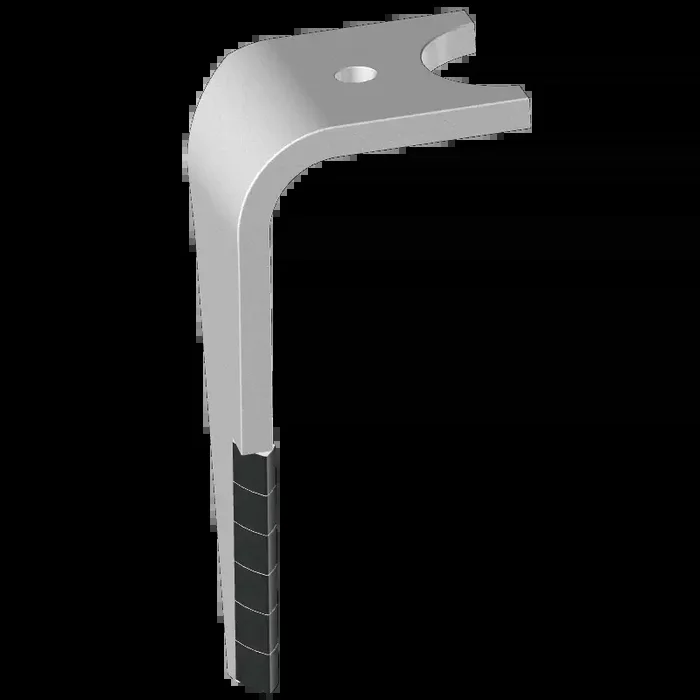 Dent de herse rotative au carbure gauche fuyante type Kuhn 2501130