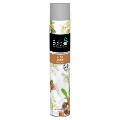 Désodorisant d’atmosphère Boldair – parfum Karité Jasmin Professional – 750 ml