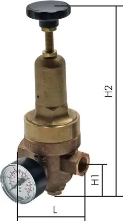 Détendeur haute pression G 2&Prime; 1,5 – 20 bar