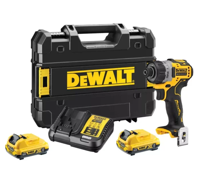 DeWALT DCF601D2 12V Li-ion Jeu de visseuses à chocs sans fil compact (2x 2.0Ah) – 1/4&Prime; en coffret