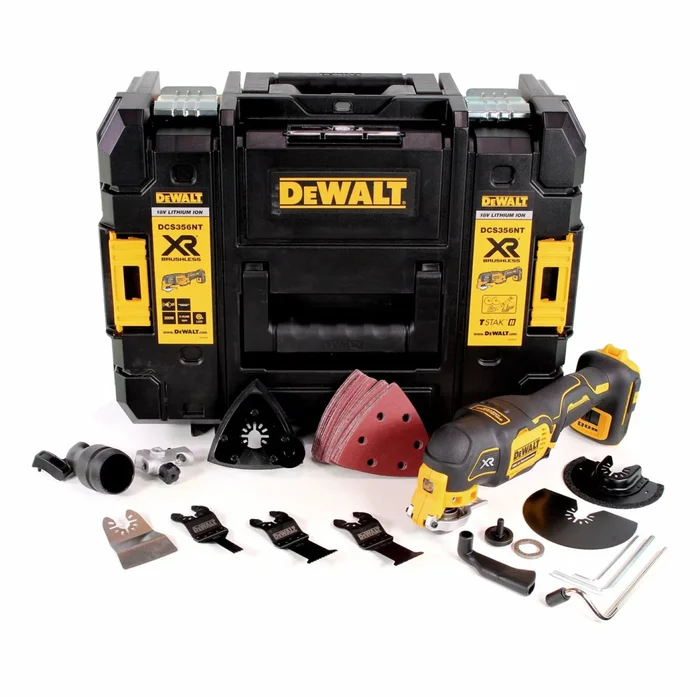 DeWALT DCS356NT – Outil multifonction sans fil Li-Ion 18V (machine seule) dans TSTAK – moteur brushless