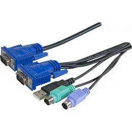 Dexlan 066305 câble kvm noir 5 m