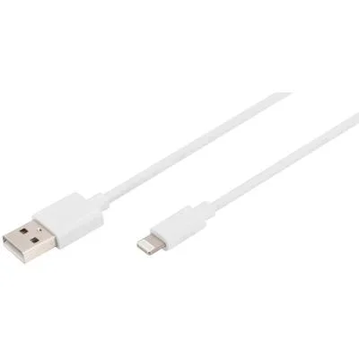 DIGITUS Câble de données/charge Lightning Apple, USB-A