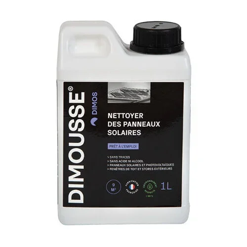 DIMOUSSE Nettoyant panneau photovoltaique – bidon de 1 litre DIMOS – 444300
