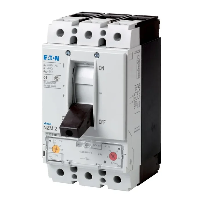 Disjoncteur Eaton Eaton Moeller NZM 3 pôles, 160A, pouvoir de coupure 18,5 kA, montage fixe