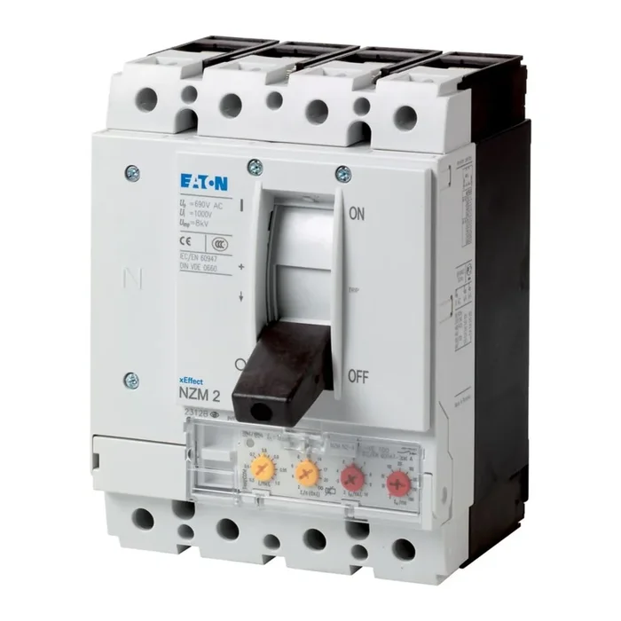Disjoncteur Eaton Eaton Moeller NZM 4 pôles, 250A, pouvoir de coupure 5 kA, montage fixe