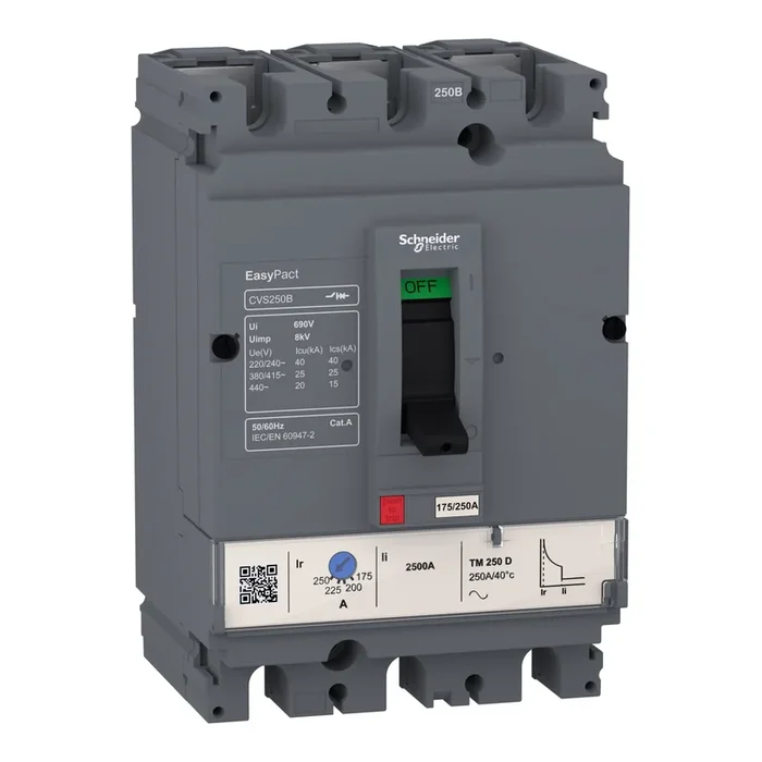 Disjoncteur électronique Schneider Electric, 50A, Enfichable