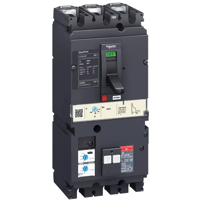 Disjoncteur électronique Schneider Electric, 50A, Fixe