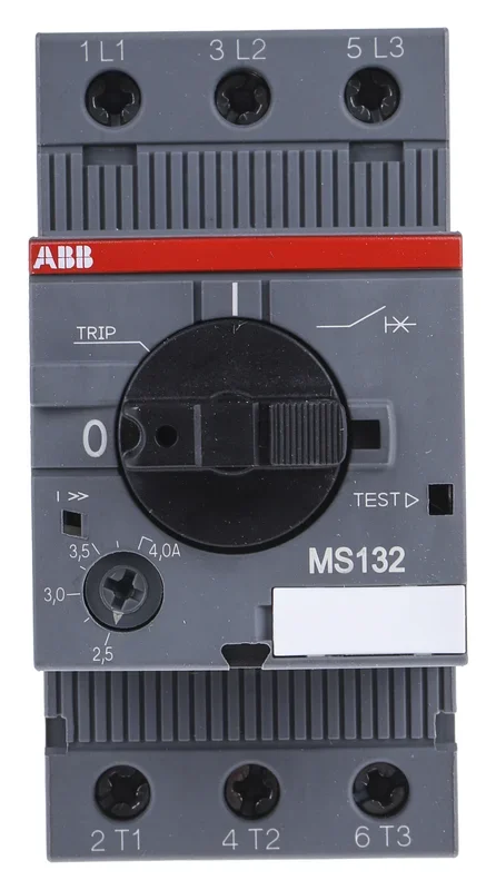 Disjoncteur moteur ABB MS132 2,5 → 4 A.