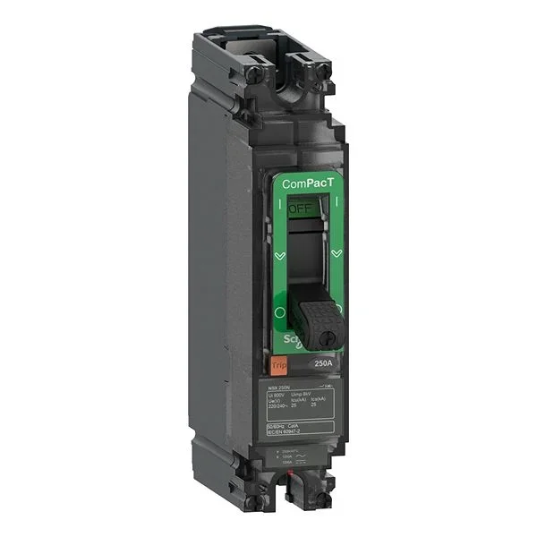 Disjoncteur Schneider Electric ComPacT 1 pôles, 40A, pouvoir de coupure 18 kA, montage fixe