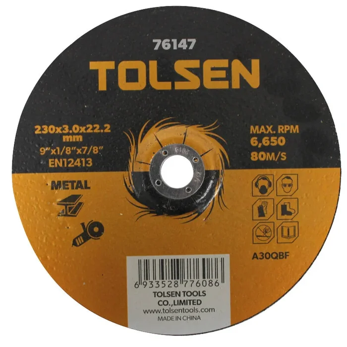 Disque a tronconner dep.230x3x22mm (76147) TOLSEN – 100324