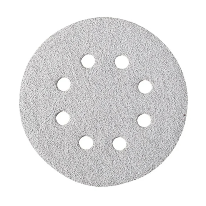 Disque abrasif Ø125 G40 blanc velcro – Lot de 10 – HIKOKI – 753131