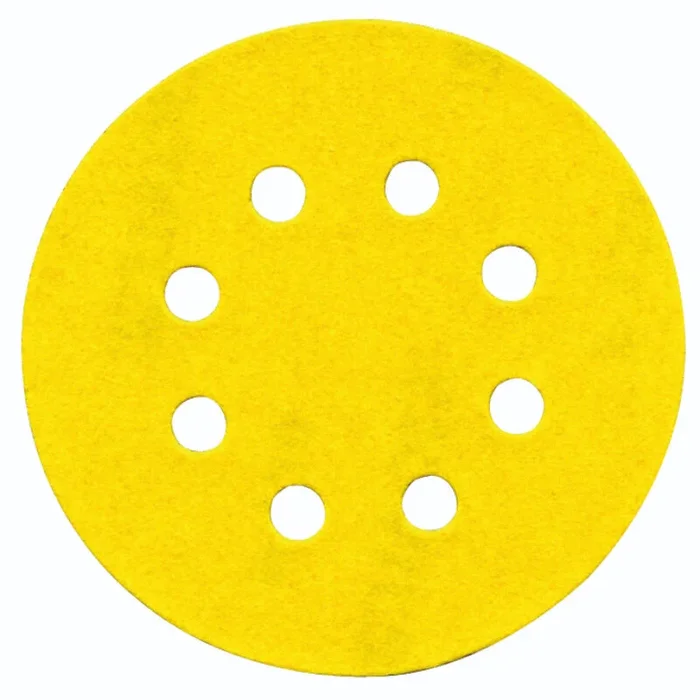 Disque AUTO-AGRIPPANT -Ø125mm -Perforation 8 trous -Pour ponceuse excentrique / Dim Ø125 / Gr : 180 TIVOLY – XT10112011213