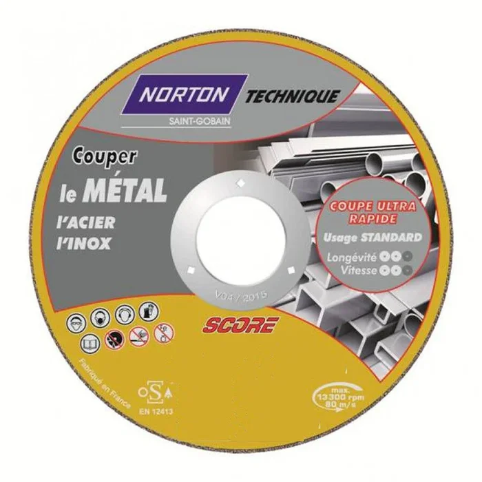 Disque de tronconnage Norton Technique Score Ø115 -66252833086