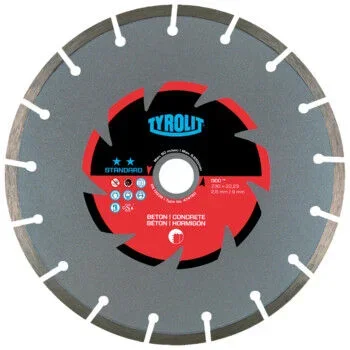 Disque diamant béton – sciage électro-portatif 150×2,6×22,23 STANDARD TYROLIT – 474777
