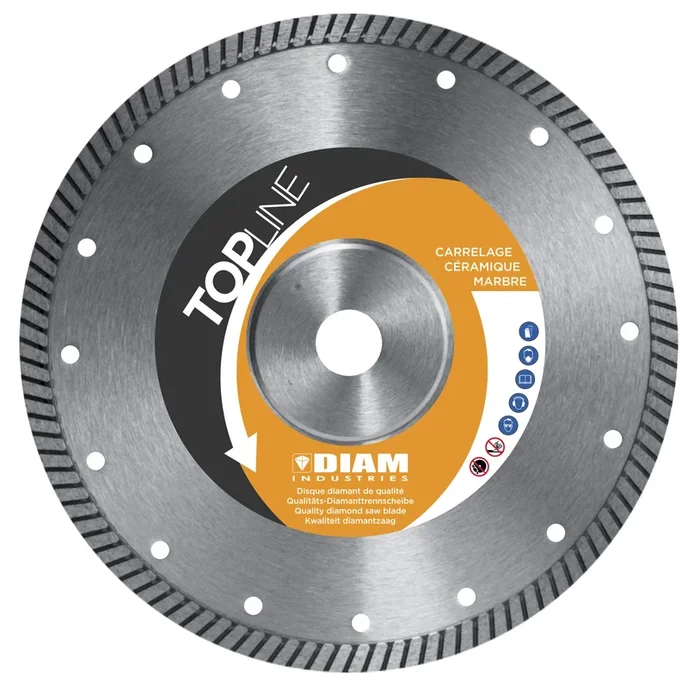 DISQUE DIAMANT Diam.230/22.23 CARRELAGE – CERAMIQUE – MARBRE DIAM INDUSTRIE – FC80230/22