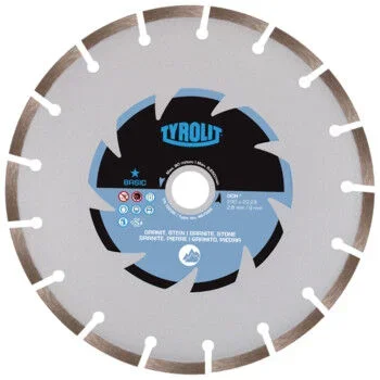 Disque diamant granit – sciage électro-portatif 230×2,6×22,23 BASIC TYROLIT – 467389