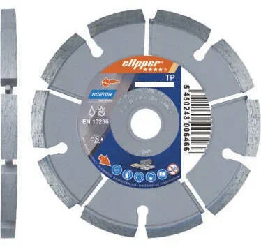 Disque diamant NORTON TP Dejointoyage Diam. 115 mm Alésage 22.23 mm – 70184610712