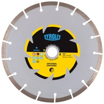 Disque diamant universel – sciage électro-portatif 115x2x22,23 BASIC TYROLIT – 466083