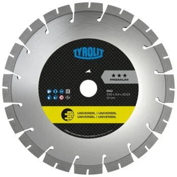 Disque diamant universel – sciage électro-portatif 180×2,6×22,23 PREMIUM TYROLIT – 34430833