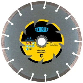 Disque diamant universel pour tronçonnage – sciageportatif 300×2,6×20 STANDARD TYROLIT – 464853