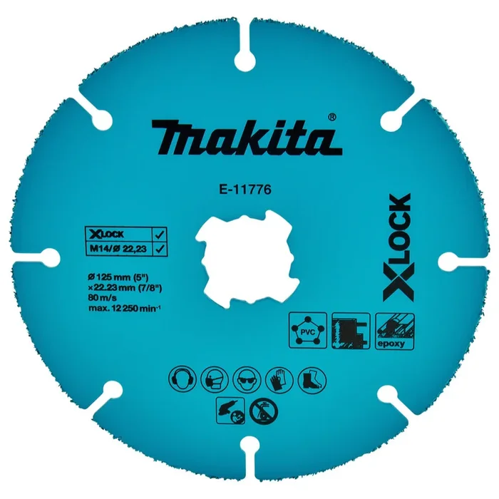 DISQUE DIAMANT X-LOCK 125MM CARBURE DE TUNGSTENE MAKITA – E11776