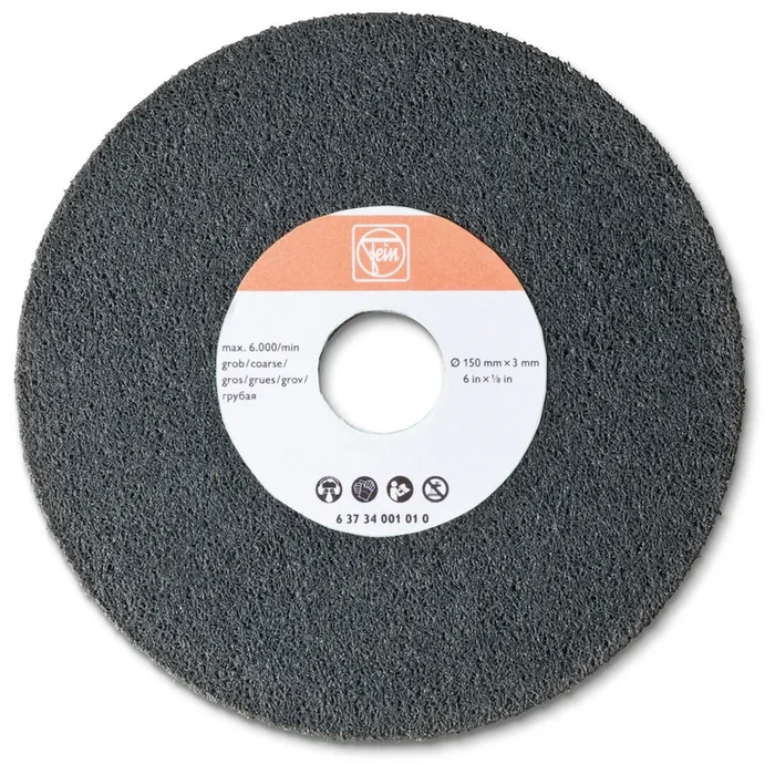 Disque fibre Ø150x6mm – Grain très fin FEIN – 63734007010