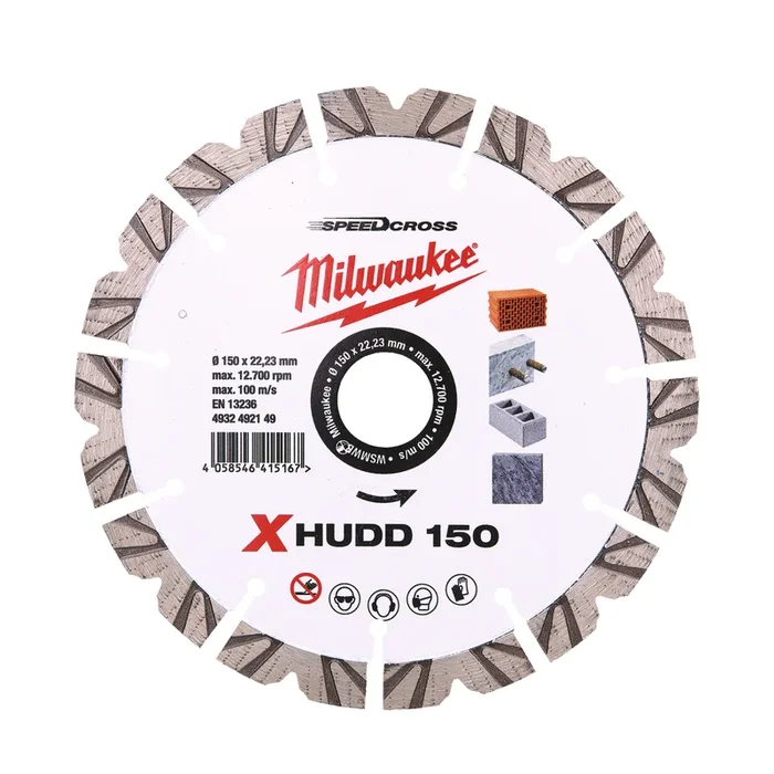 DISQUE SPEEDCROSS EXTREME HUDD 230MM – Carton MILWAUKEE ACCESSOIRES – 4932492150