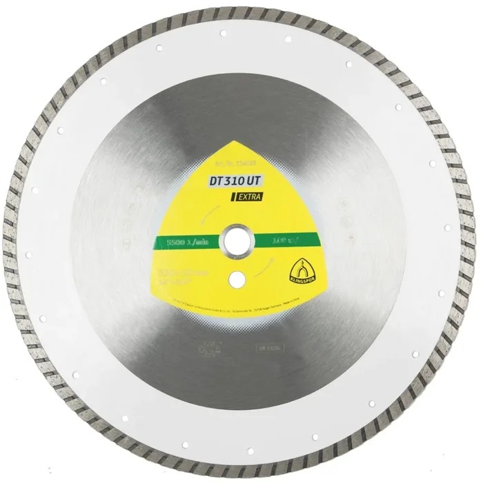 Disques à tronçonner diamantés DT EXTRA DT310UT S 300X3X25,4 GRT 10 KLINGSPOR – 339121