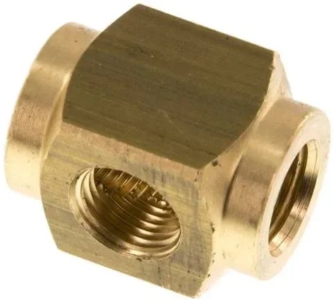 Distributeur en croix 4 x G 1/8″,laiton