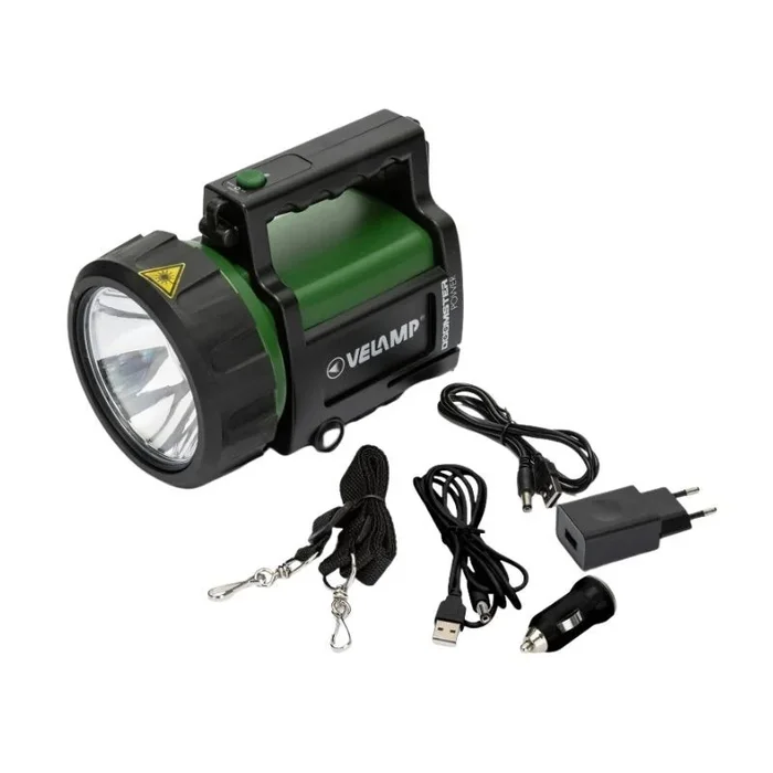 Doomster power phare rechargeable avec fonction anti-coupure d&rsquo;électricité – VELAMP – IR666-5W